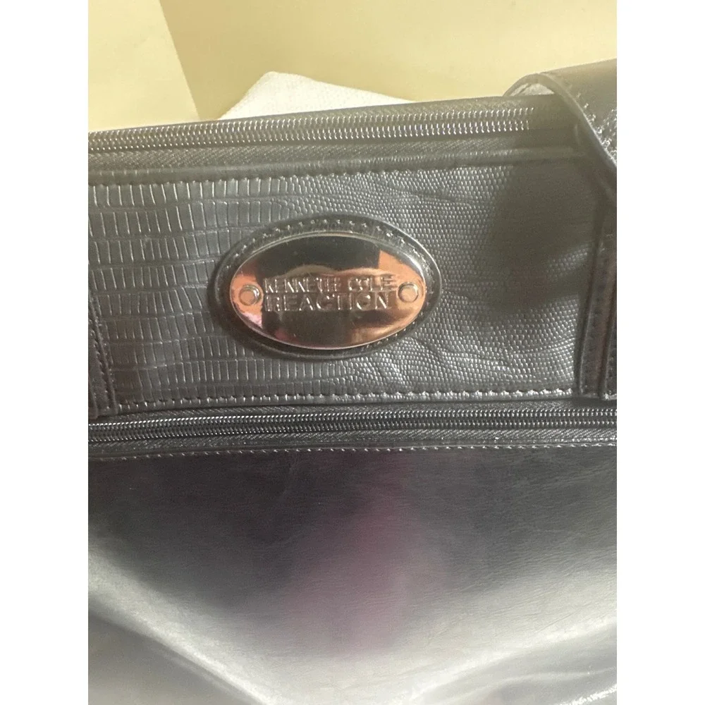 Kenneth Cole Reaction Laptop Tote Bag Women Large Black briefcase Professional